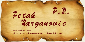 Petak Marganović vizit kartica